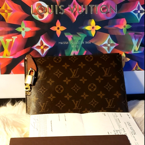 💯 Louis Vuitton Rare Carrousel Pochette Clutch - Picture 3 of 16